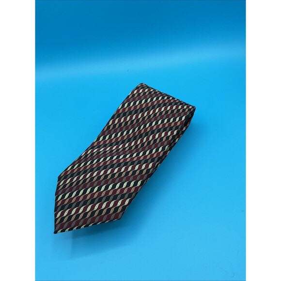 Croft & Barrow Mens Formal Necktie 58"Lx3.5"W Multicolor Neck Tie - Picture 1 of 6
